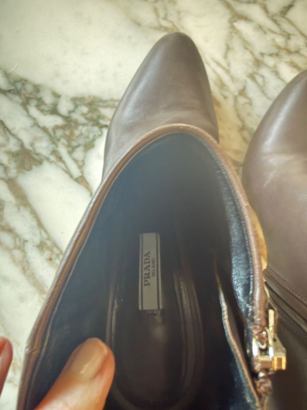 PRADA Platform Bootie SZ 39 - Picture 10 of 11